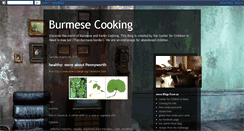 Desktop Screenshot of burmesecooking.blogspot.com