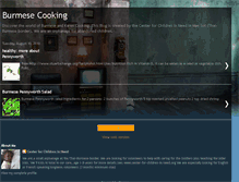 Tablet Screenshot of burmesecooking.blogspot.com