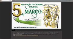 Desktop Screenshot of filarmonicacincodemarco.blogspot.com