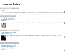 Tablet Screenshot of notasambulantes.blogspot.com