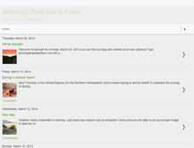 Tablet Screenshot of jenningsbraebankfarm.blogspot.com