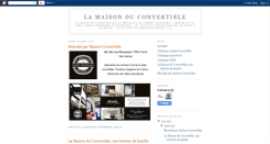 Desktop Screenshot of lamaisonduconvertible.blogspot.com