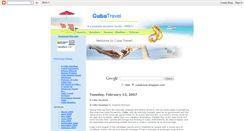 Desktop Screenshot of cubatravel.blogspot.com