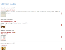 Tablet Screenshot of clementcadou.blogspot.com