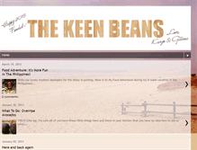 Tablet Screenshot of keenbeans.blogspot.com