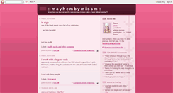 Desktop Screenshot of mayhembymissm.blogspot.com