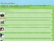 Tablet Screenshot of pigandbear.blogspot.com