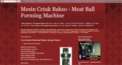 Desktop Screenshot of mesin-cetak-bakso-02.blogspot.com