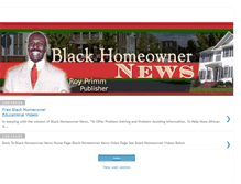 Tablet Screenshot of blackhomeownernews.blogspot.com