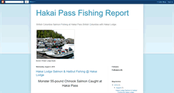 Desktop Screenshot of hakaipassfishing.blogspot.com