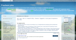 Desktop Screenshot of fresherzone101.blogspot.com