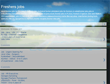Tablet Screenshot of fresherzone101.blogspot.com