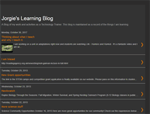 Tablet Screenshot of jorgie-learning.blogspot.com