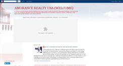 Desktop Screenshot of amorancerealtyusa.blogspot.com