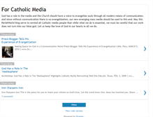 Tablet Screenshot of forcatholicmedia.blogspot.com