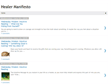 Tablet Screenshot of healermanifesto.blogspot.com