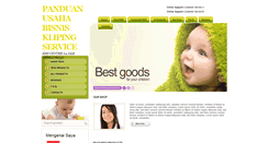 Desktop Screenshot of kliping-service.blogspot.com