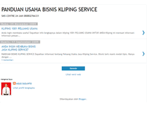 Tablet Screenshot of kliping-service.blogspot.com