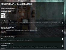 Tablet Screenshot of gimnasioaylu.blogspot.com