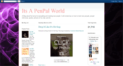 Desktop Screenshot of itsapenpalworld.blogspot.com