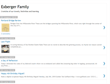 Tablet Screenshot of exbergerfamily.blogspot.com