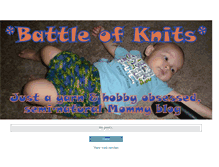 Tablet Screenshot of battleofknits.blogspot.com