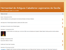 Tablet Screenshot of hermandadcaballeroslegionarios.blogspot.com