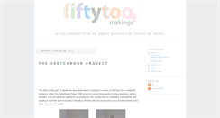 Desktop Screenshot of fiftytoo-makings.blogspot.com