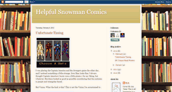 Desktop Screenshot of helpfulsnowmancomics.blogspot.com