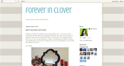 Desktop Screenshot of foreverinclover.blogspot.com