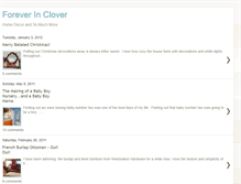 Tablet Screenshot of foreverinclover.blogspot.com