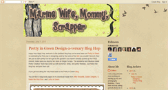 Desktop Screenshot of marinewifemommyscrapper.blogspot.com