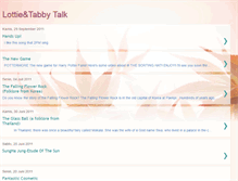 Tablet Screenshot of lottietabbytalk.blogspot.com