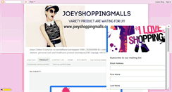 Desktop Screenshot of joeyshoppingmalls.blogspot.com