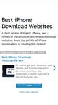 Mobile Screenshot of iphonedownloadwebsites.blogspot.com