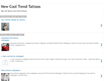 Tablet Screenshot of newcooltrendtattoos.blogspot.com