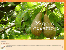 Tablet Screenshot of molescreations.blogspot.com