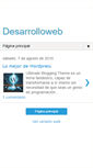 Mobile Screenshot of desarrollowebmasters.blogspot.com
