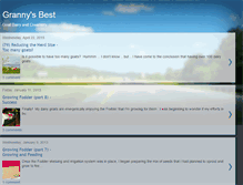 Tablet Screenshot of grannysbest.blogspot.com