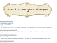 Tablet Screenshot of canihaveyourrecipe.blogspot.com