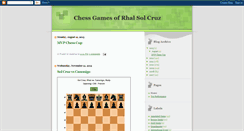 Desktop Screenshot of juniorchessgames.blogspot.com