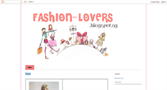 Desktop Screenshot of fashion-lovers-preorders.blogspot.com