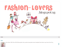 Tablet Screenshot of fashion-lovers-preorders.blogspot.com