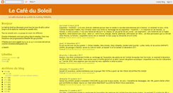 Desktop Screenshot of lecafedusoleil.blogspot.com