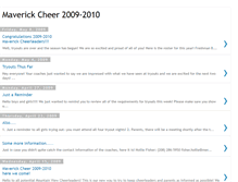 Tablet Screenshot of maverickcheer.blogspot.com