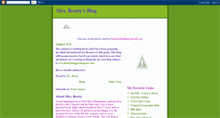 Desktop Screenshot of mrsbeattysblog.blogspot.com