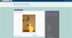 Desktop Screenshot of eenboekperdag.blogspot.com