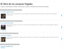 Tablet Screenshot of ellibrodelosconjurosfingidos.blogspot.com