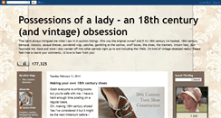 Desktop Screenshot of possessionsofalady.blogspot.com