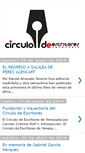 Mobile Screenshot of circulodescritoresvenezuela.blogspot.com